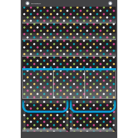 Teacher Created Resources Chalkboard Brights Place Value Pocket Chart TCR20804